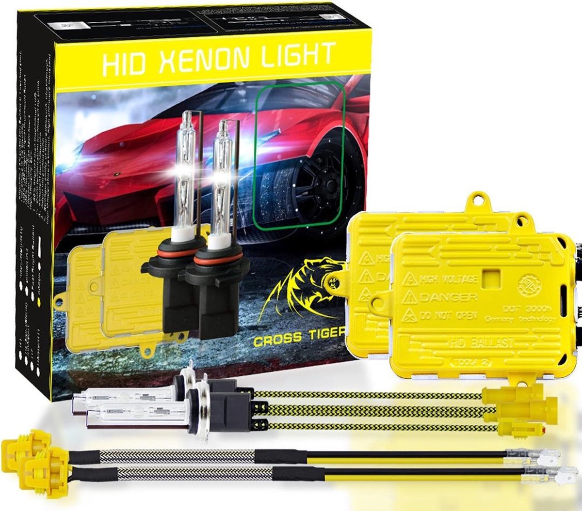 Een Set met 2 lampen! H7 AC 12 V 55 W 5500LM 6000 K IP65 Waterdicht Xenon Lampen Auto Licht Koplamp HID Xenon Lampen Kit