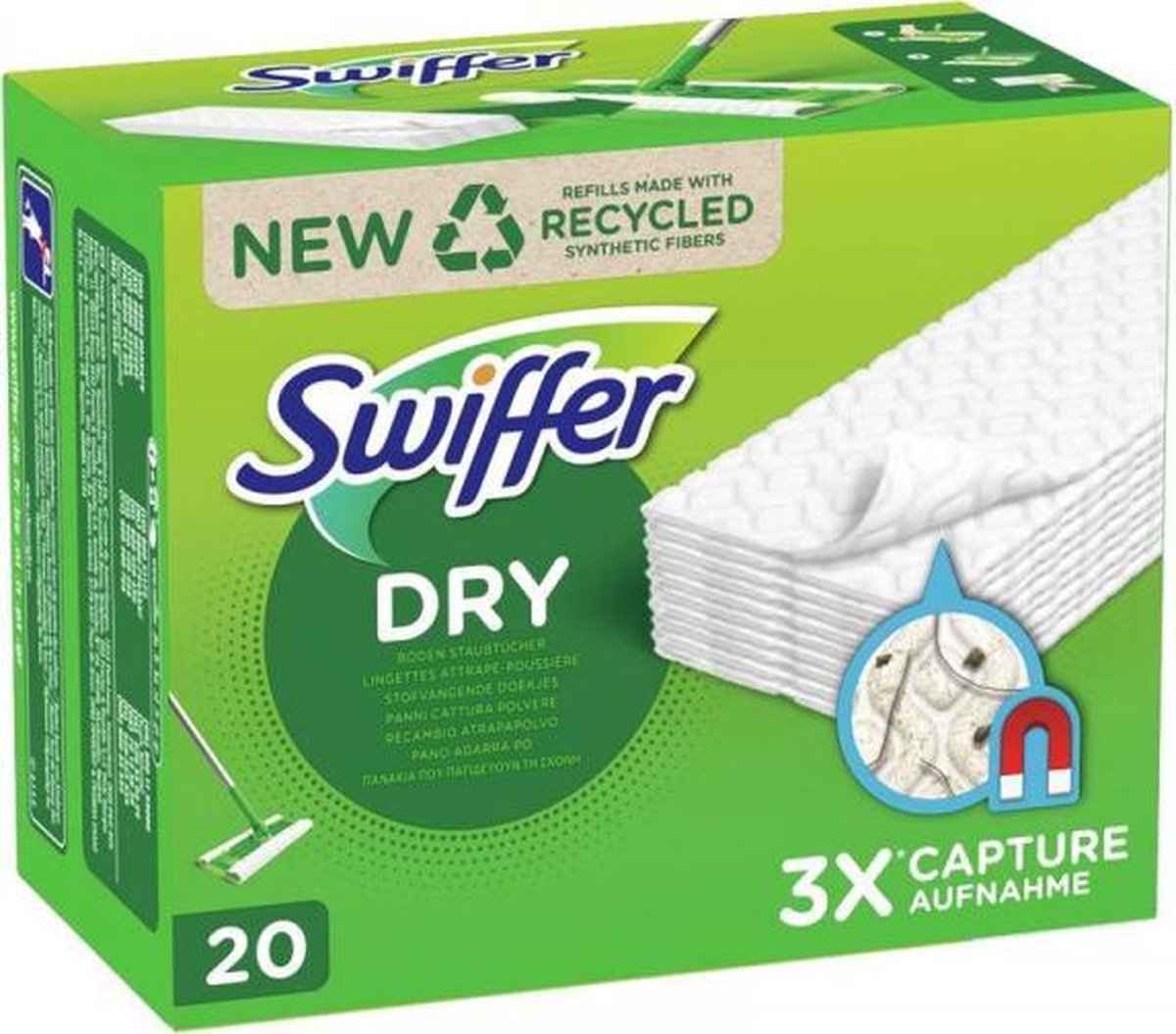 Swiffer Vloerreiniger Droge Vloerdoekjes - 20 Navullingen