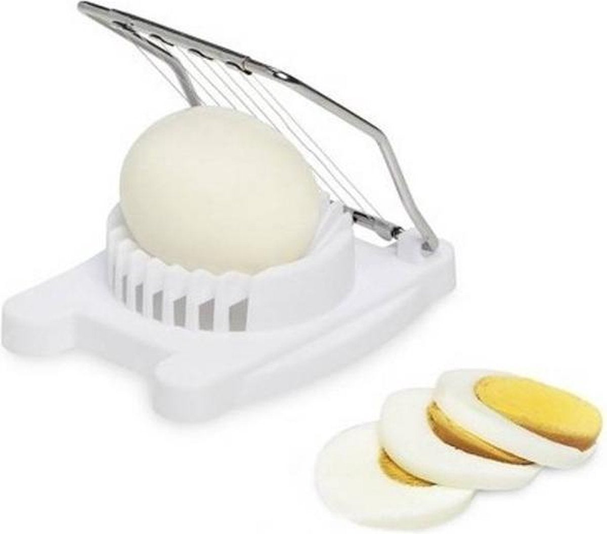 Handy Eiersnijder - Wit - Plastic / Metaal