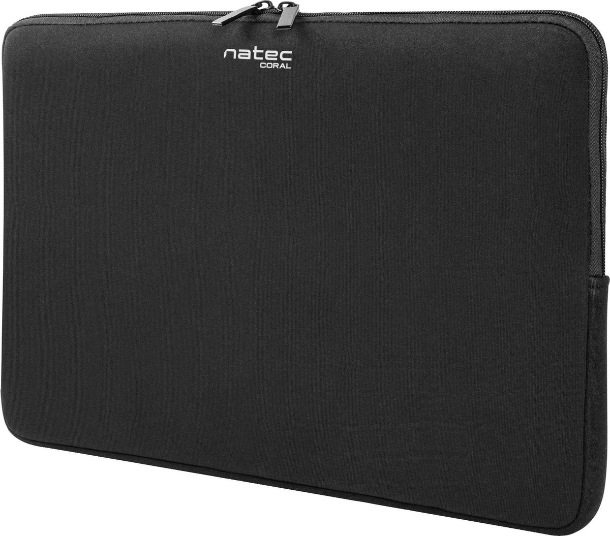 Natec Coral laptop sleeve voor 14.1 inch laptops - Zwart