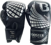 Booster BFG (kick)bokshandschoenen Cube Zwart/Zilver 16oz