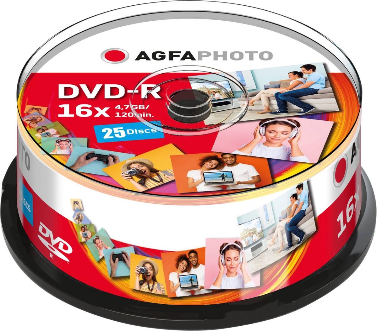 1x25 AgfaPhoto DVD-R 4