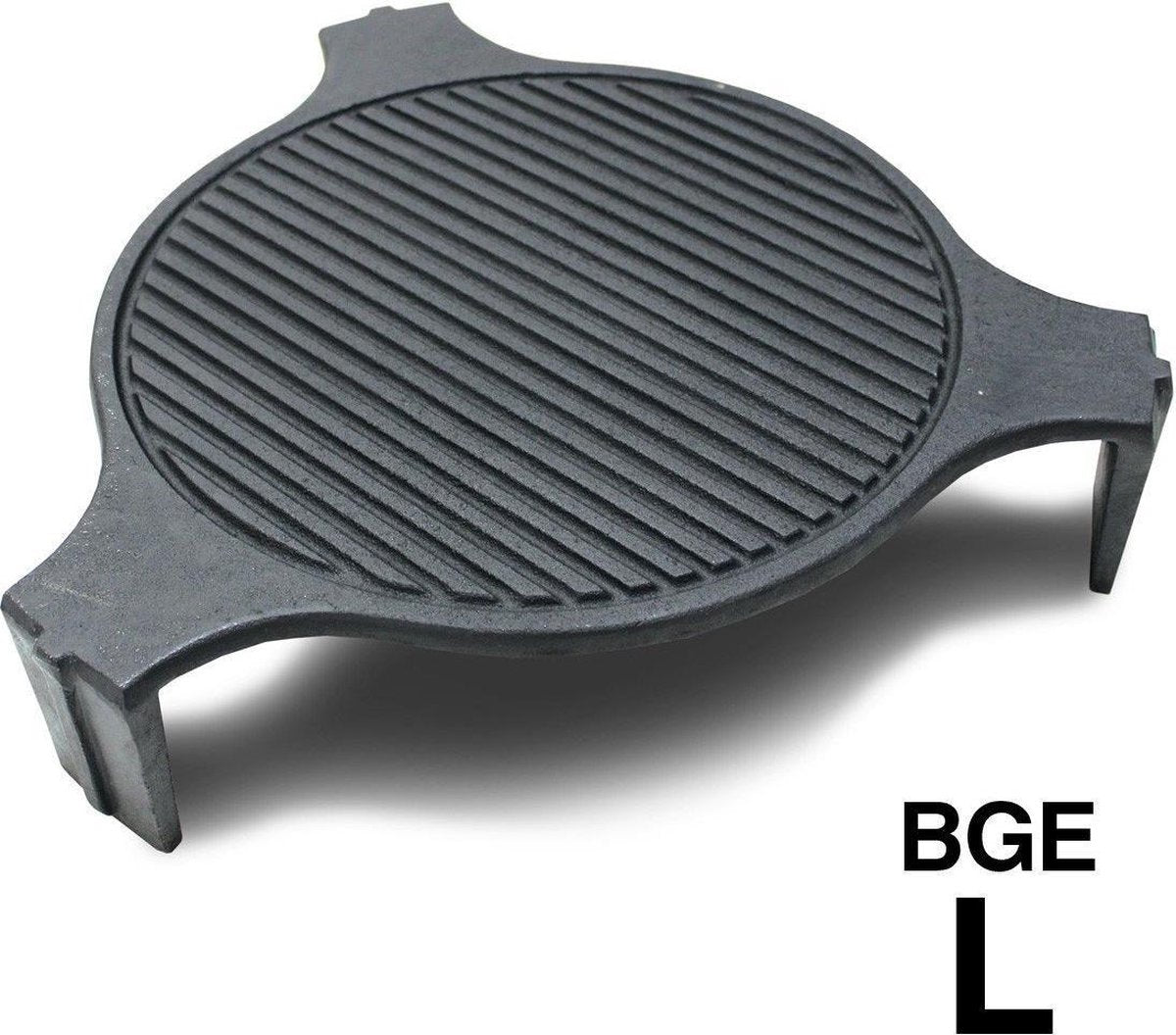 Smokeware Gietijzeren Grillrooster Large  - Barbecuerooster - Gietijzeren bakplaat- Grillrooster - Bakplaat - Grill-Bakplaat- Ø 46cm - Geschikt voor Bigg Green Egg Large
