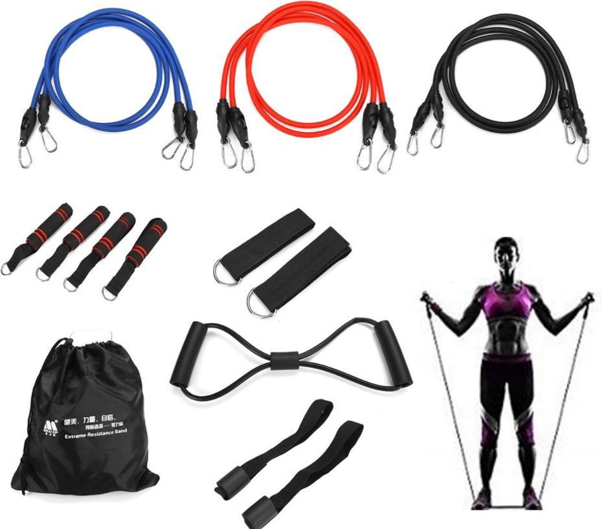 16 in 1 Weerstandsbanden Set