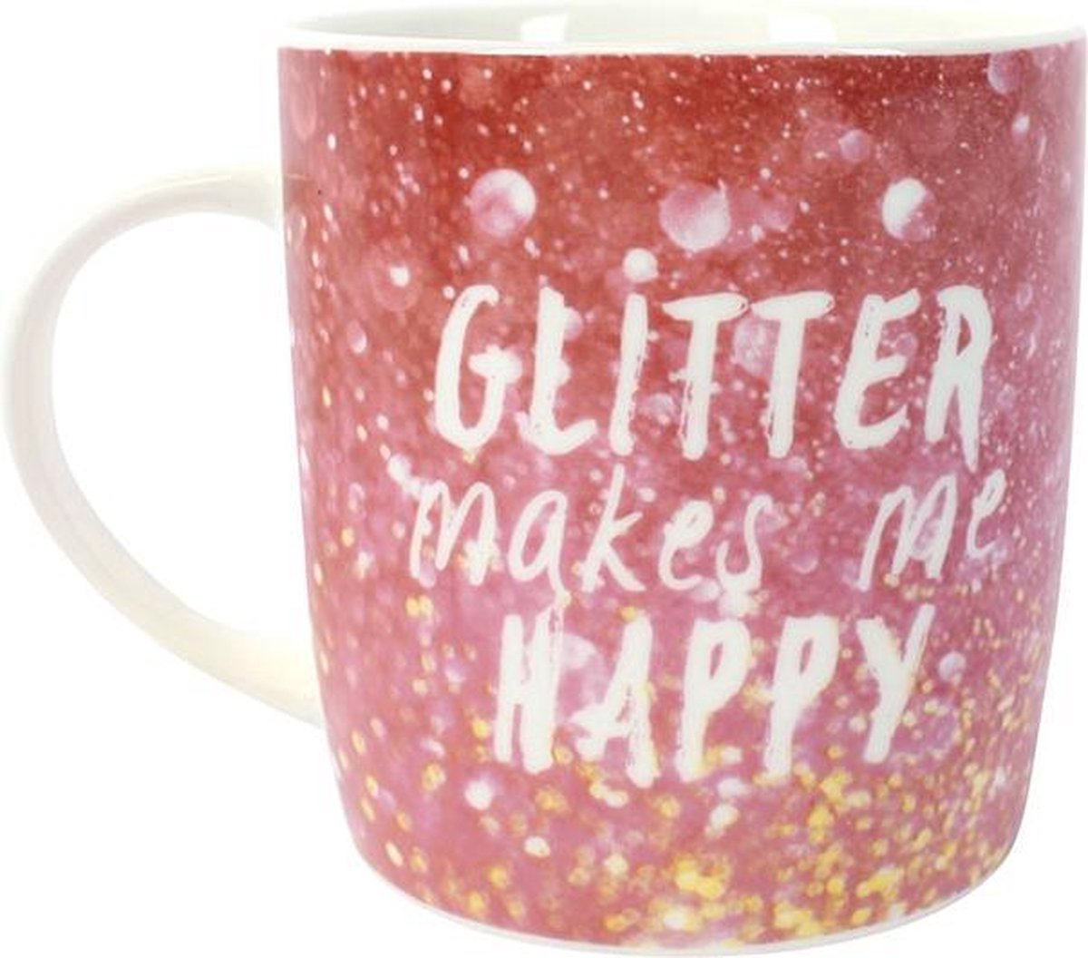 Glitter Makes Me Happy Mug Mok