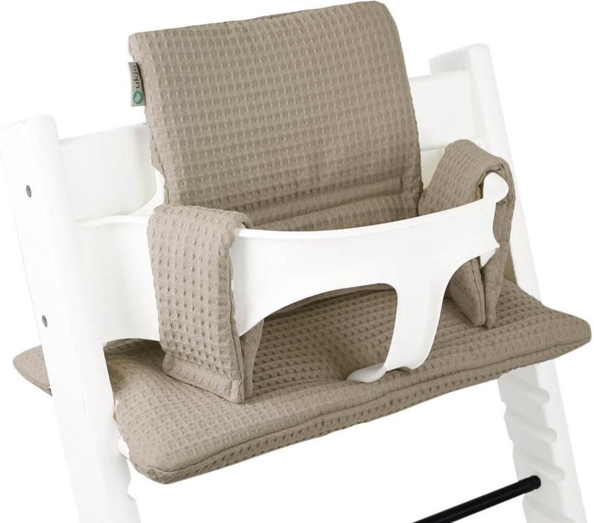Ukje Kussenset voor Stokke Tripp Trapp - Wafelstof - Taupe