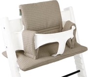 Ukje Kussenset voor Stokke Tripp Trapp - Wafelstof - Taupe