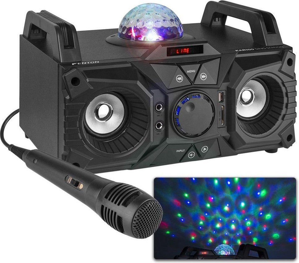 Karaokeset - Fenton KAR100 Singstation met microfoon