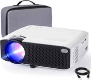 VMCA Beamer Mini Projector Wifi Met Transport Tas - (HDMI VGA AV TF USB WIFI) Wit