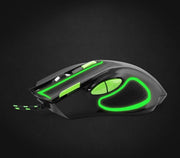 GAMING MUIS - LED 7D OPTICAL  HAWK ZWART-Z