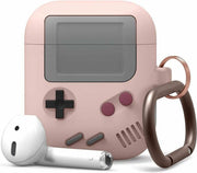 Game Console Case Cover Voor Airpods - Siliconen Roze | Watchbands-shop.nl