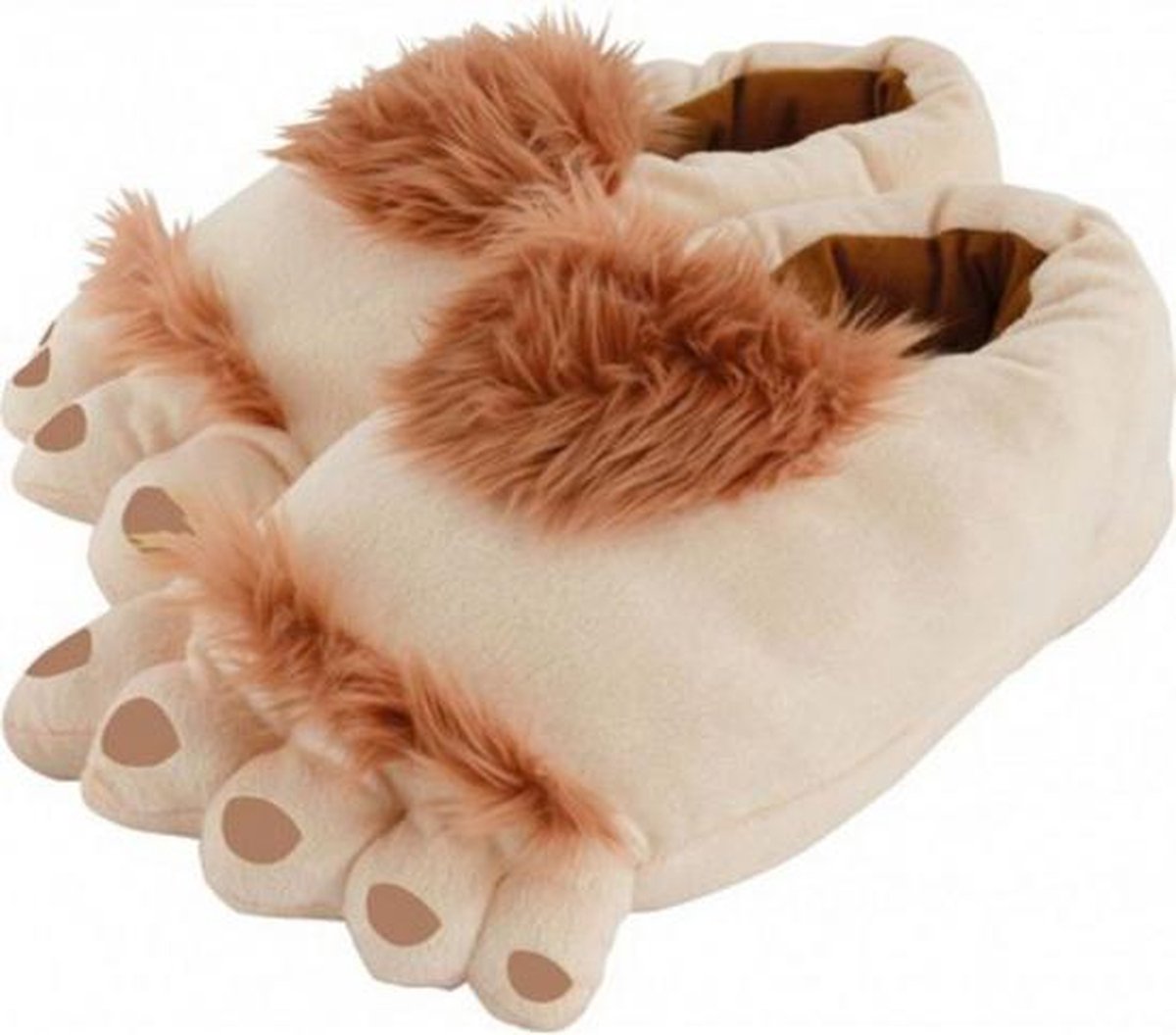 Bellatio Sloffen Hobbit voeten Unisex - Multi - Maat 38-40