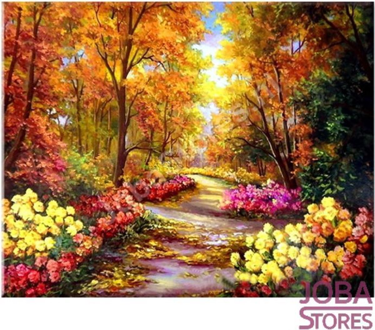 Schilderen op nummer "JobaStores®" Bospad 40x50cm
