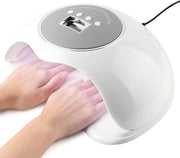 UV-LED Nageldroger - Droogt 2 Handen Tegelijkertijd – UV Lamp Gelnagels - Wit