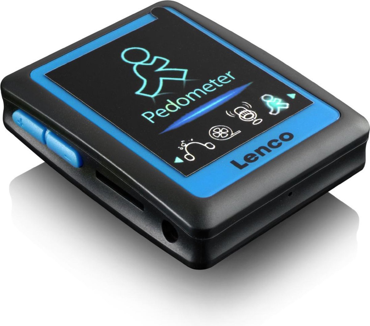 Lenco PODO-152 Blue - MP4-speler - 4GB - Zwart/Blauw