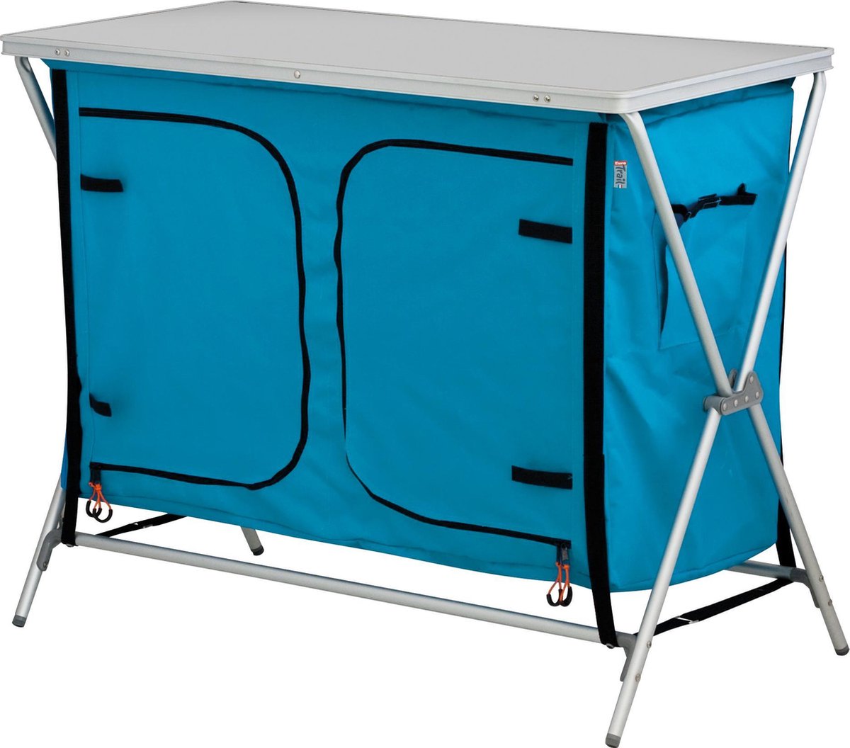Eurotrail Campingkast Bonaire - Azuur blauw