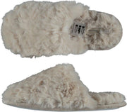 Apollo Sloffen Gebreid Dames Textiel/elastomeer Beige Mt 41-42