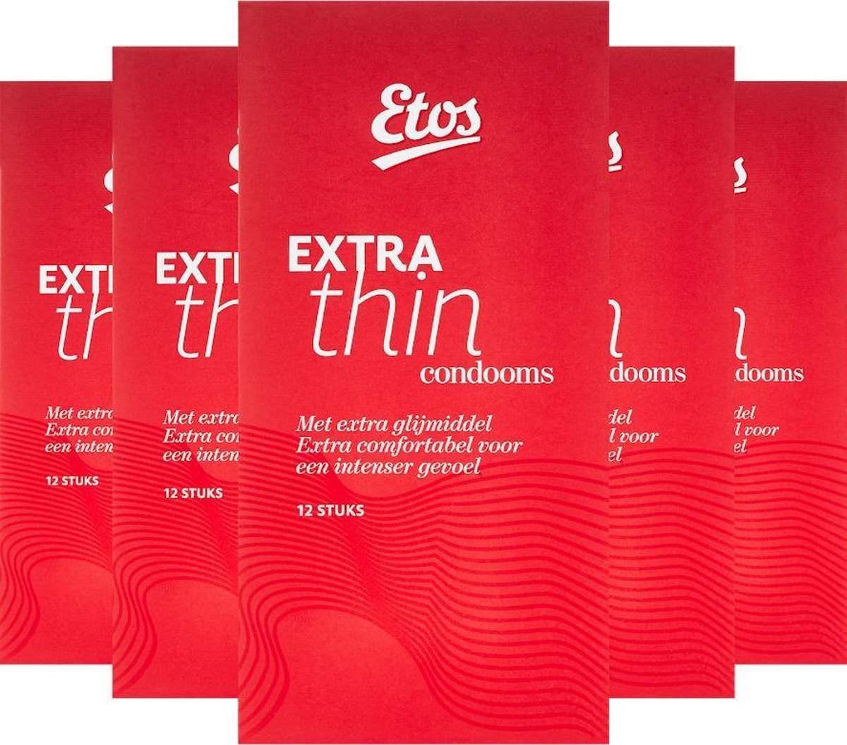 Etos Condooms extra dun- 60 stuks (5 x 12 stuks)