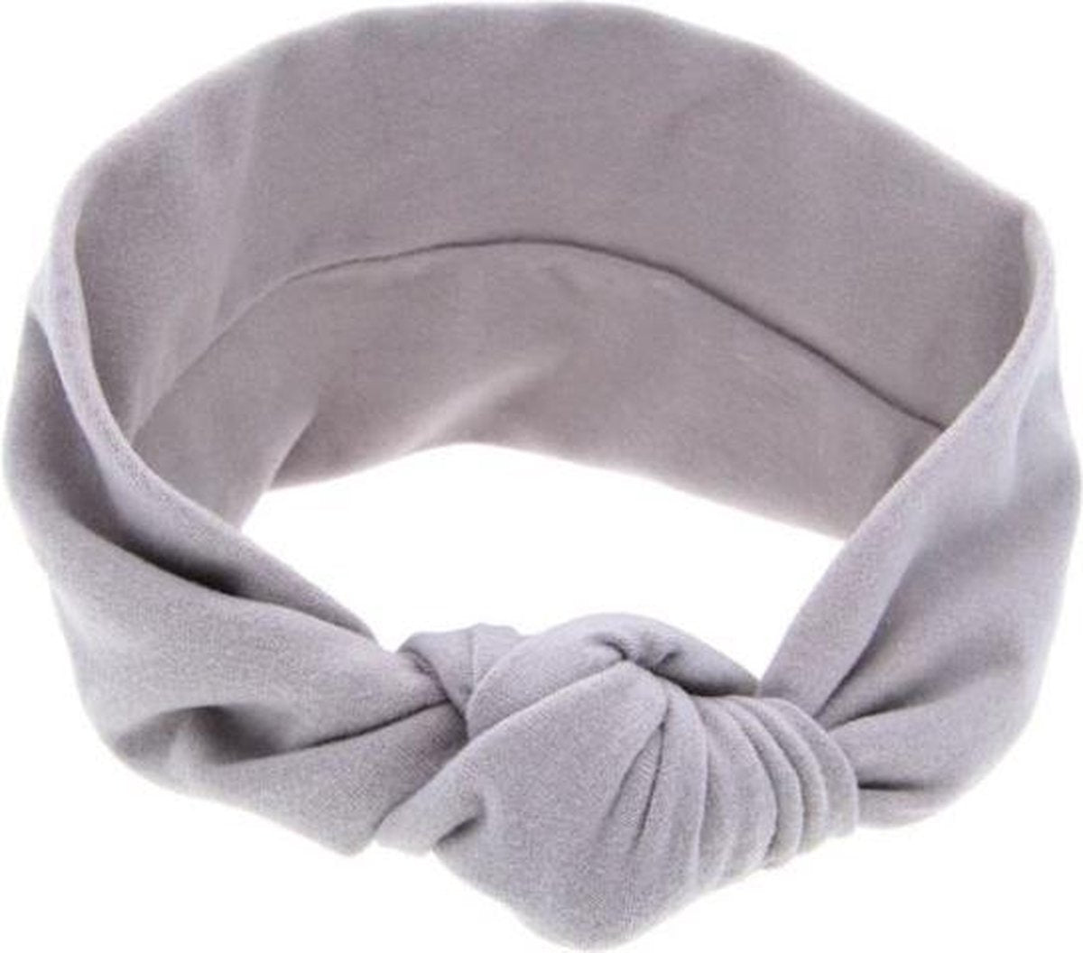 Little Indians Hoofdband Knot Junior One Size Katoen Grijs
