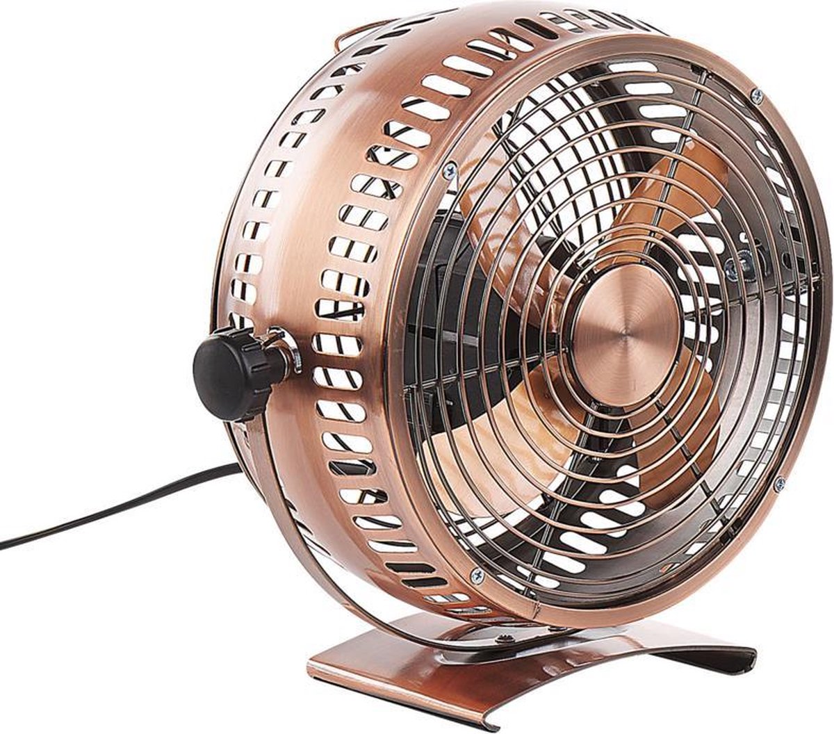 Beliani RIBBLE - Tafelventilator - koper - ijzer