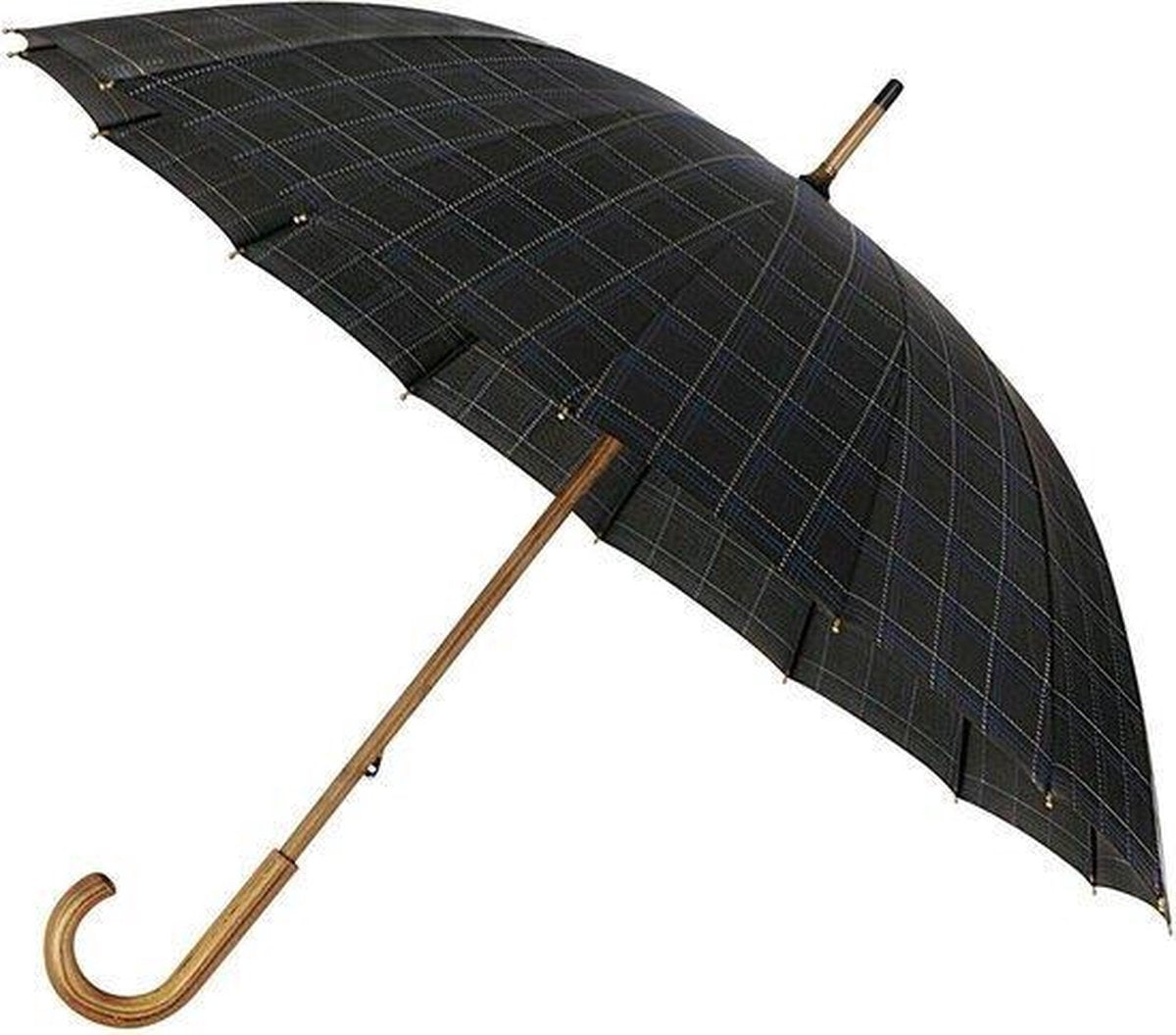 Falcone Paraplu 89 X 105 Cm Polyester/fiberglass Zwart/oranje/blauw
