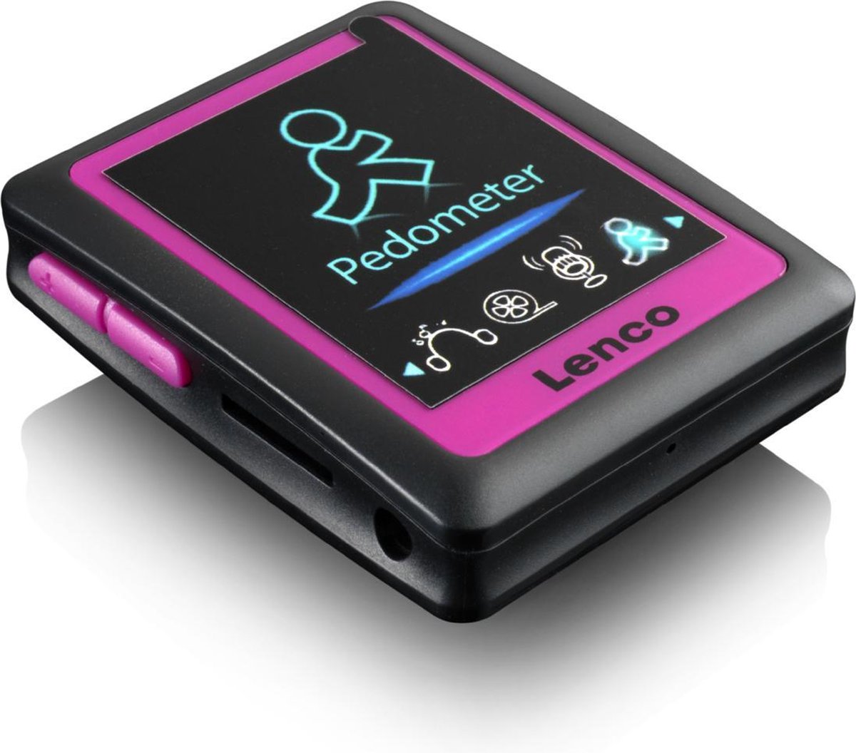 Lenco PODO-152 Pink - MP4-speler - 4GB - Zwart/Roze