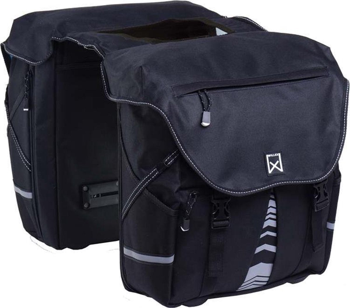 Willex Bagagetas 1200 XL Dubbele Fietstas - 50 liter - Zwart