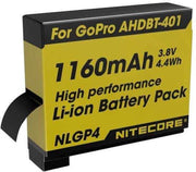 Nitecore Batterij NLGP4 Oplaadbaar voor de GP4-Serie