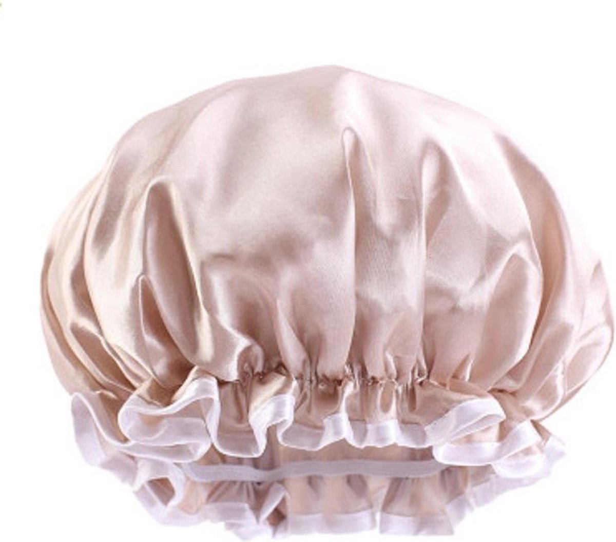 Douchemuts – Dames – Volwassen – Meiden – Showercap – Vrouwen benodigdheden - Douchecaps – Badkamer accessoires – Douchekap - Beige