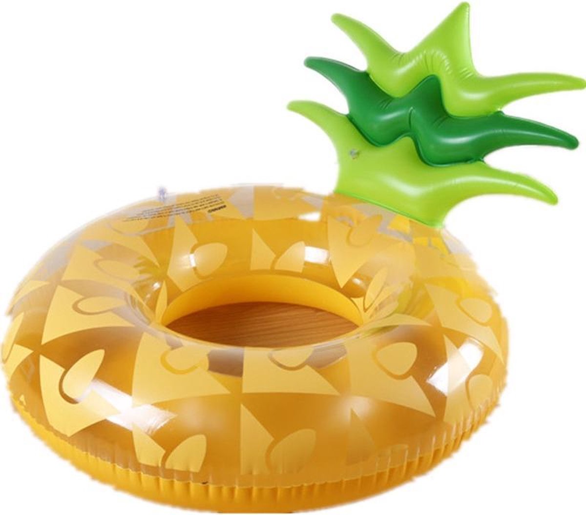 Opblaasbare Ananas Zwemband voor in het zwembad - Inflatable Pineapple - 80cm x 60cm x 120cm