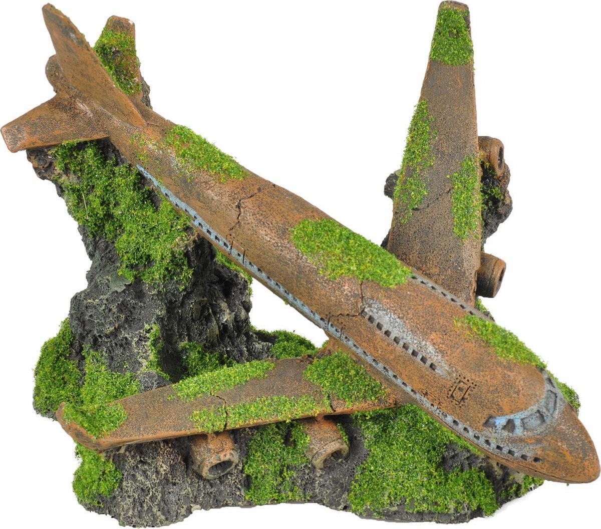 Aquarium decoratie Moza Vliegtuig - 22 x 17 x 14 cm