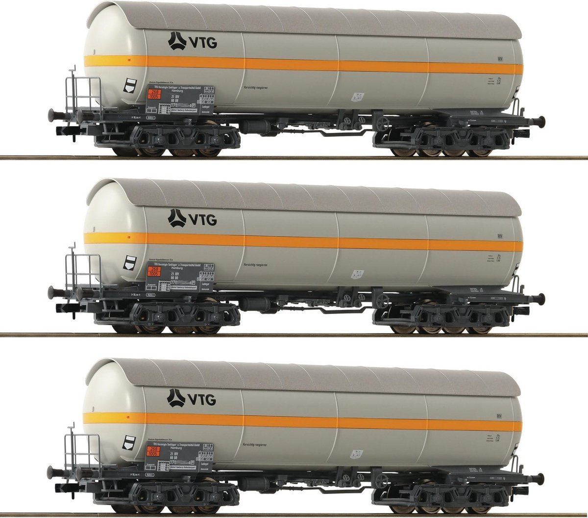 Fleischmann 849102 3-delig Set: Drukketelwagon