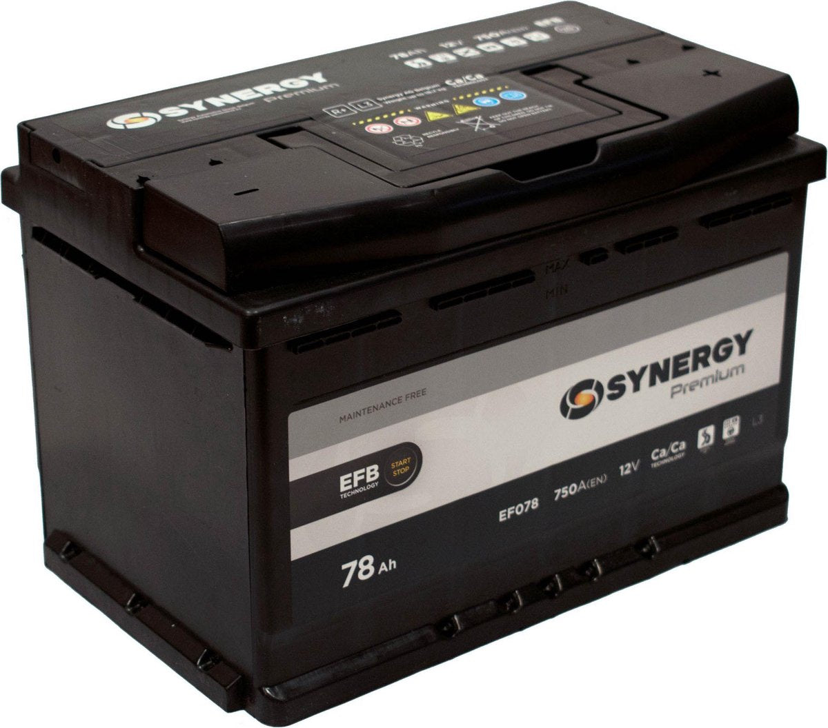 SYNERGY Premium Start-Stop EFB 78Ah 750A 12V R+ - Accu - Loodaccu Start Stop Autobatterij Batterie de Voiture Car Battery Akku