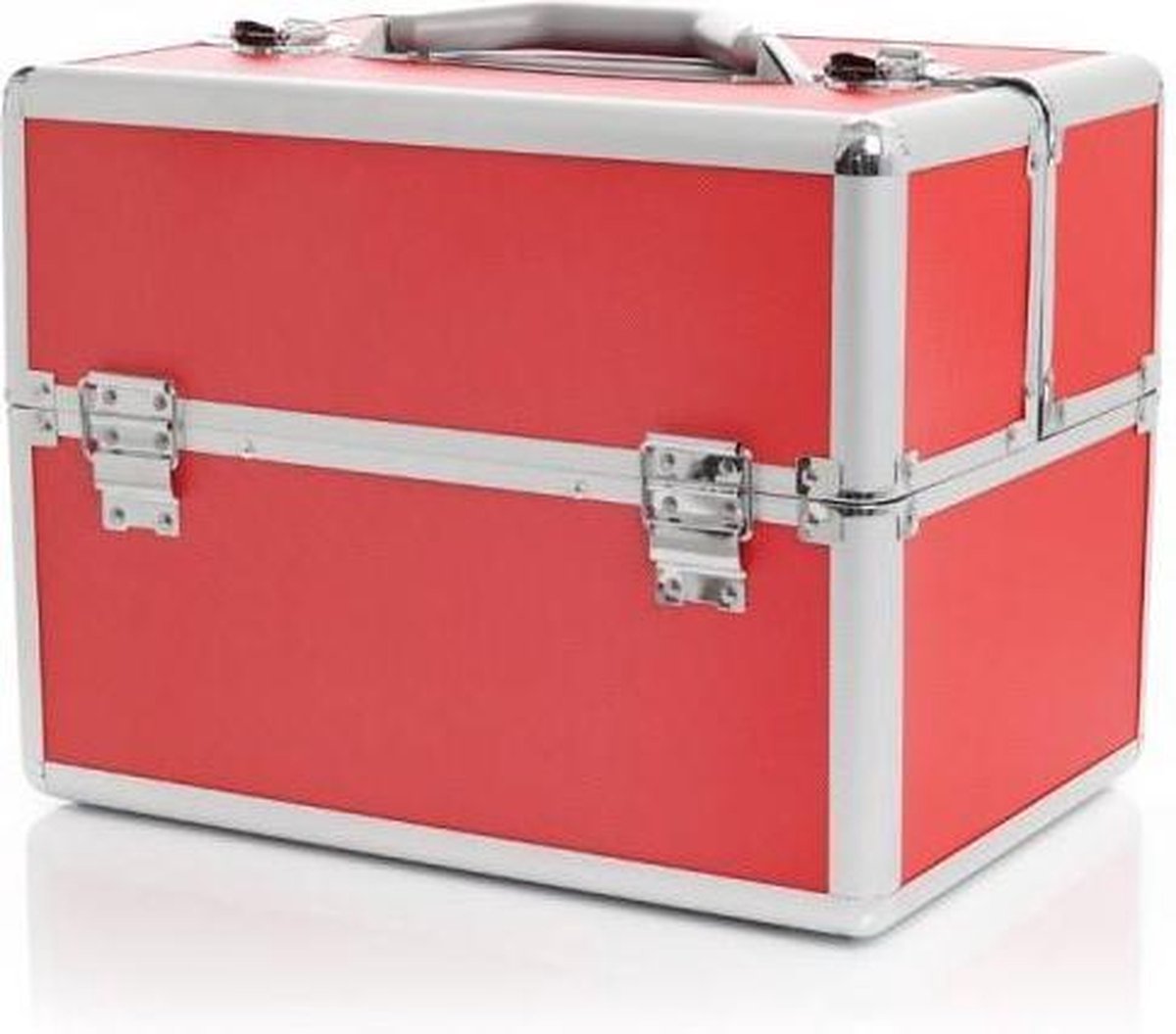 Aluminium koffer Rood