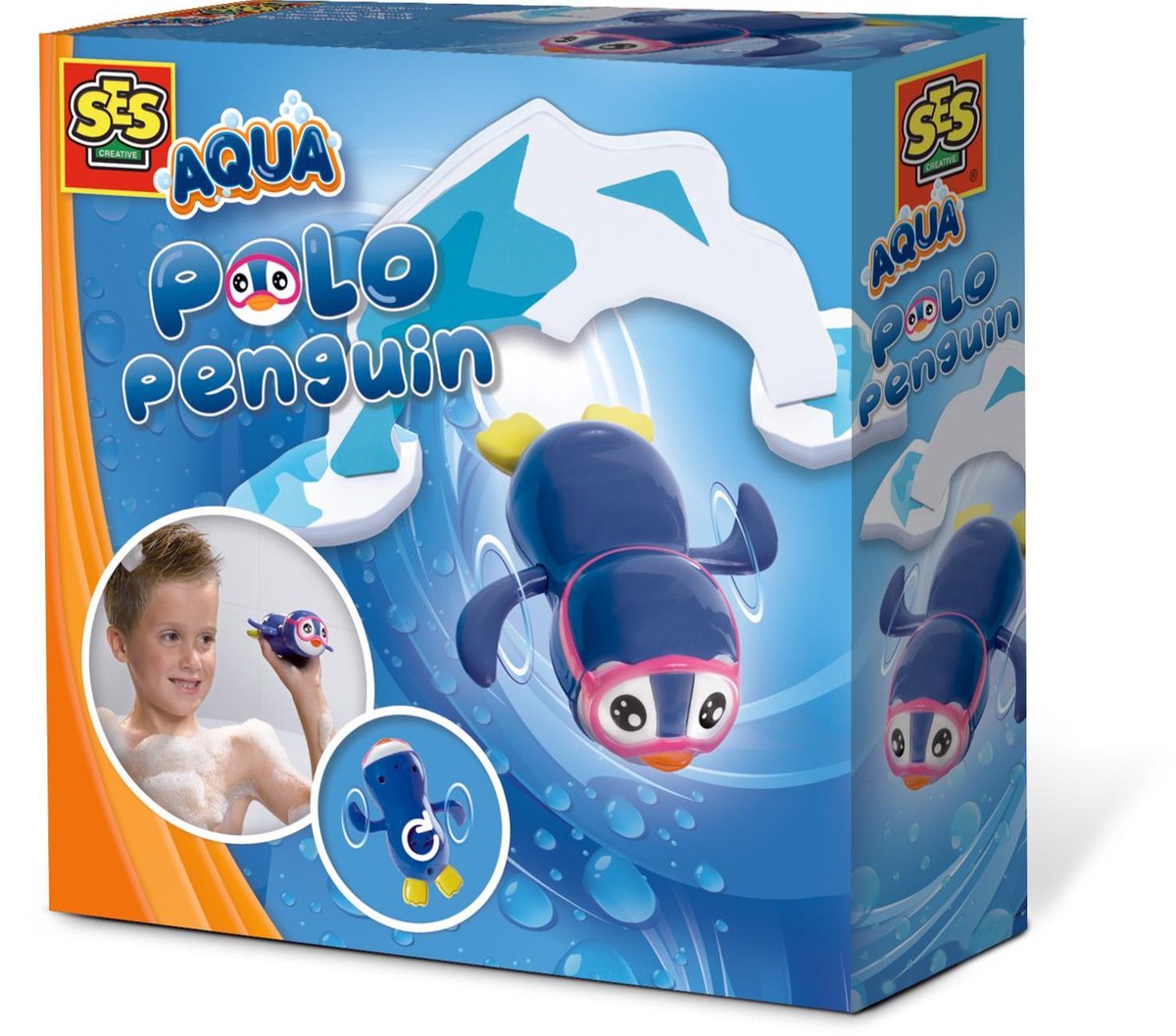 Zwemmende pinguïn