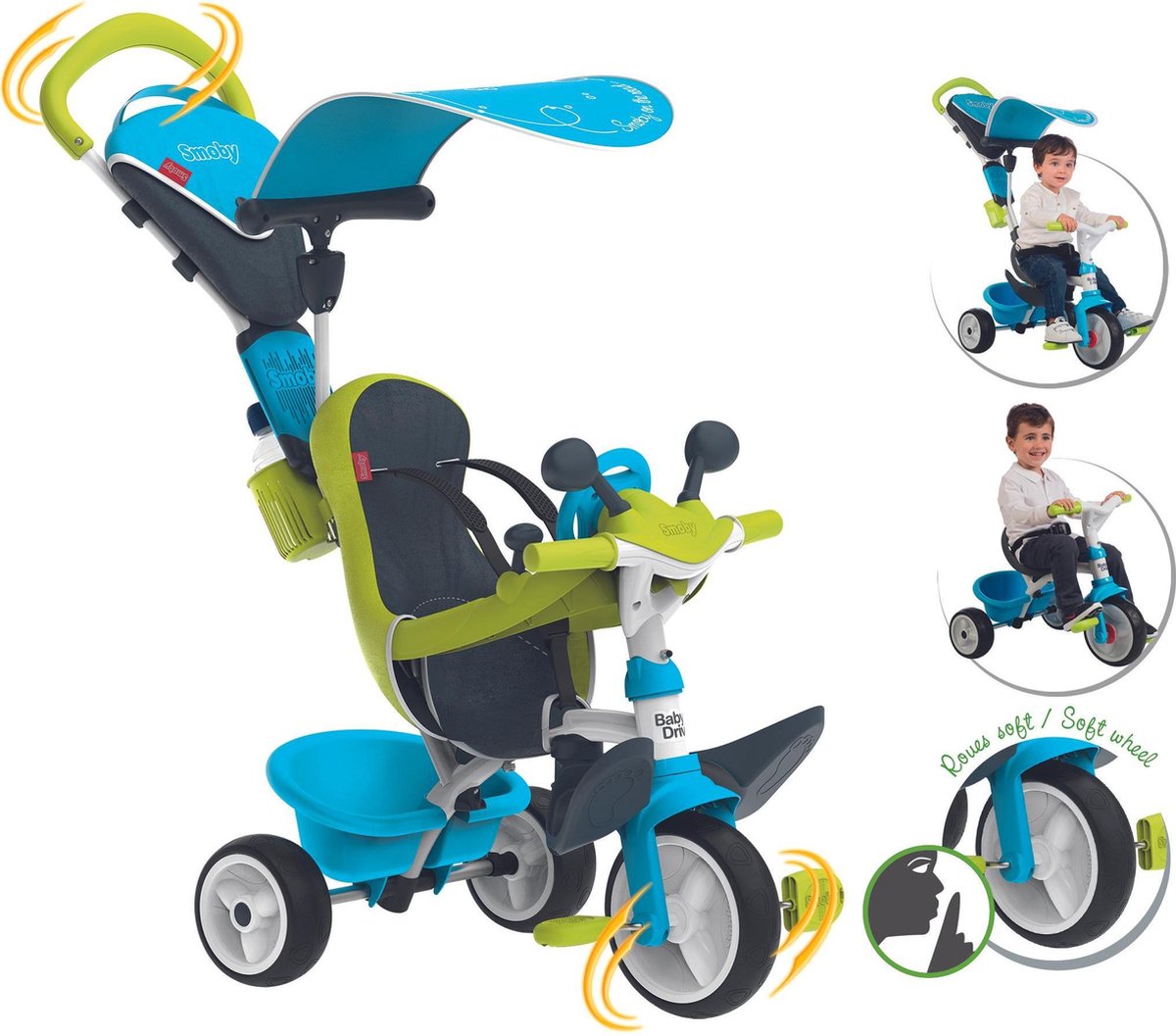 Baby Driver Confort 2 Blauw