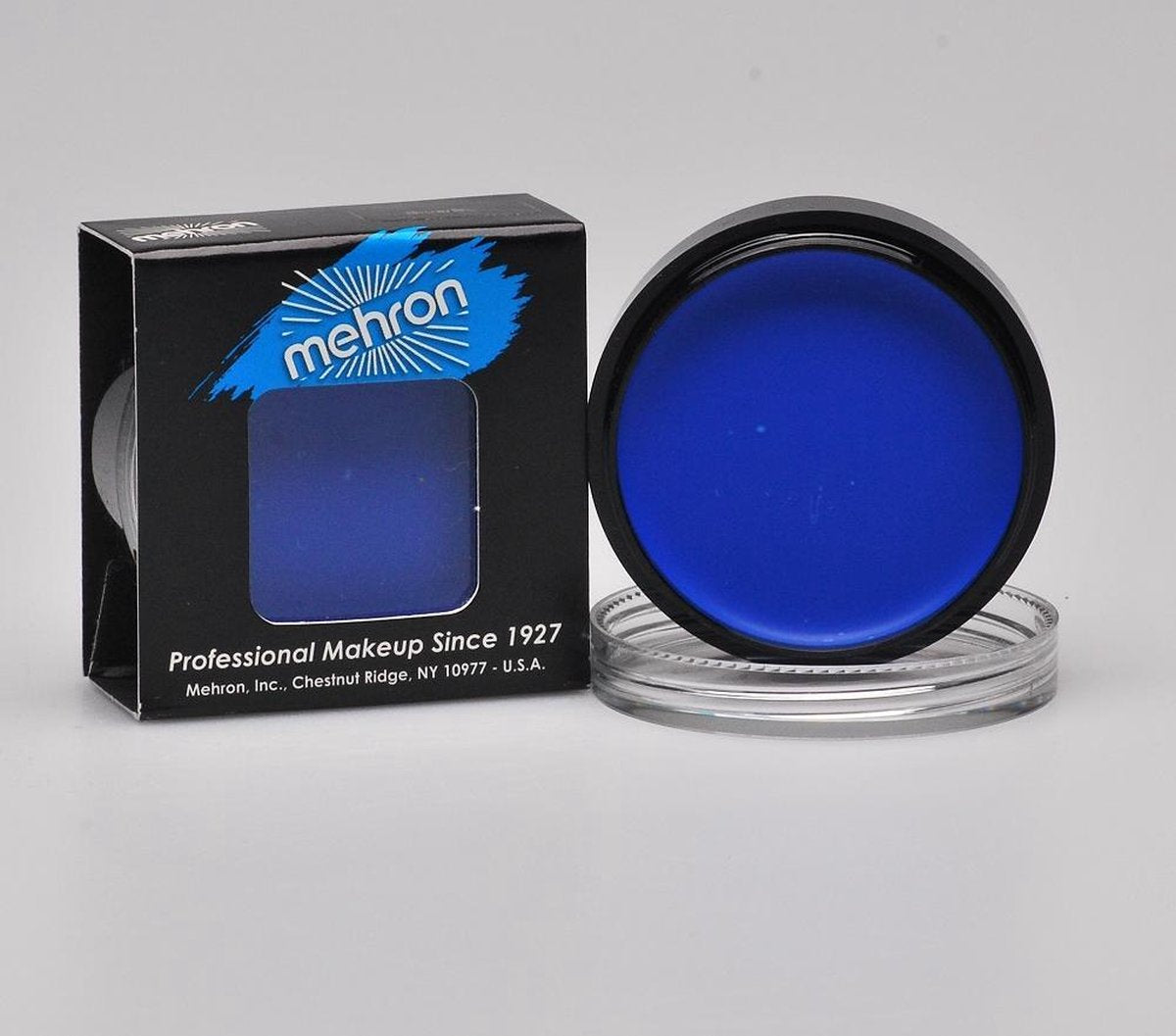 Mehron Dekkende Blue Men Masker Greasepaint - Blauw