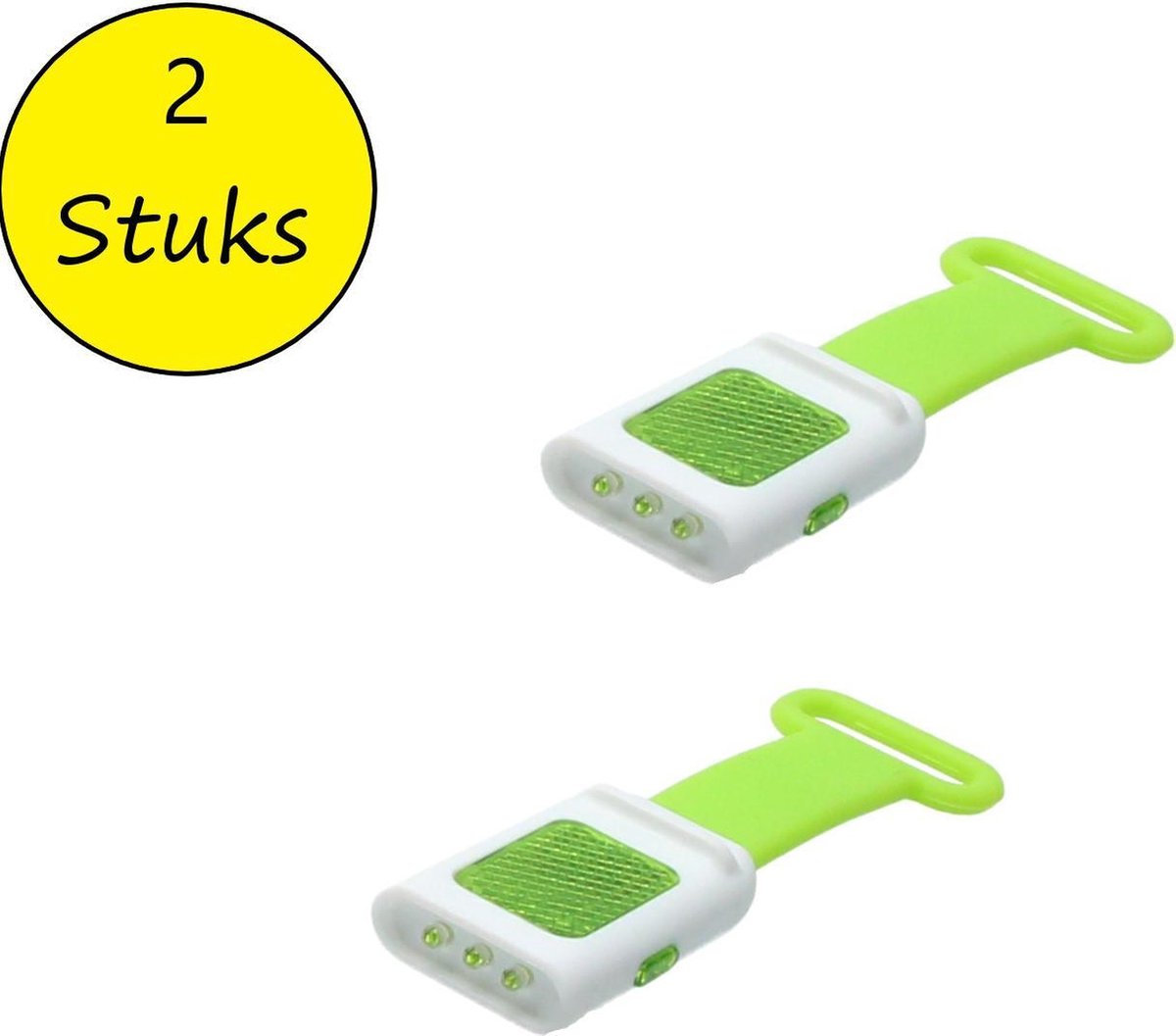 Led fiets verlichting setje | flexibele fietsverlichting  | fel wit licht  | 2 stuks