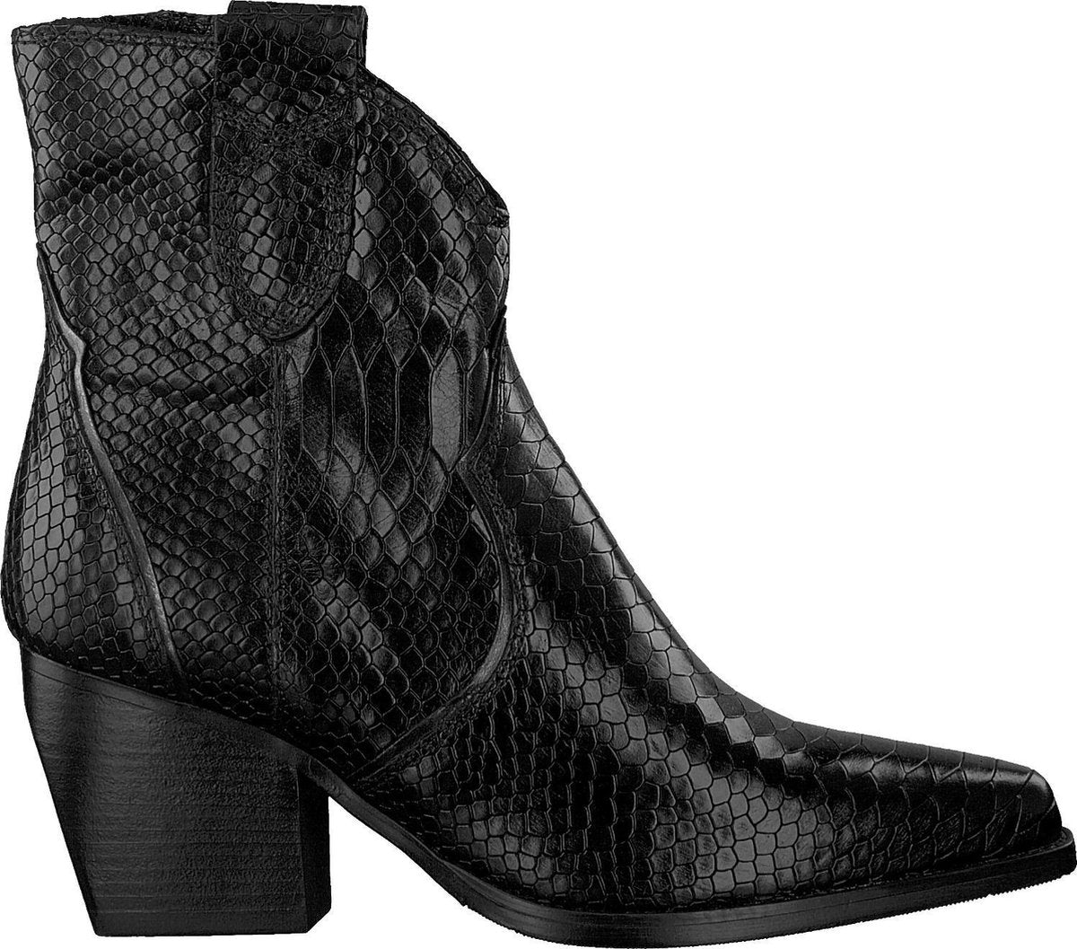 Verton 667-004 Enkellaarsjes - Enkelboots - Dames - Zwart - Maat 41