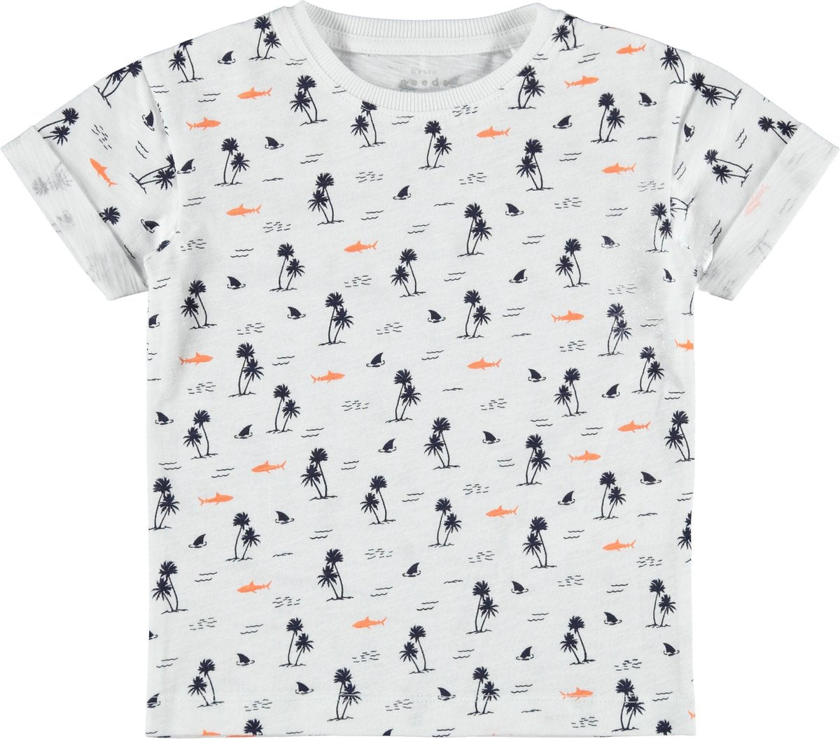 NAME IT MINI NMMVALTHER SS TOP FF Jongens T-shirt - Maat 98