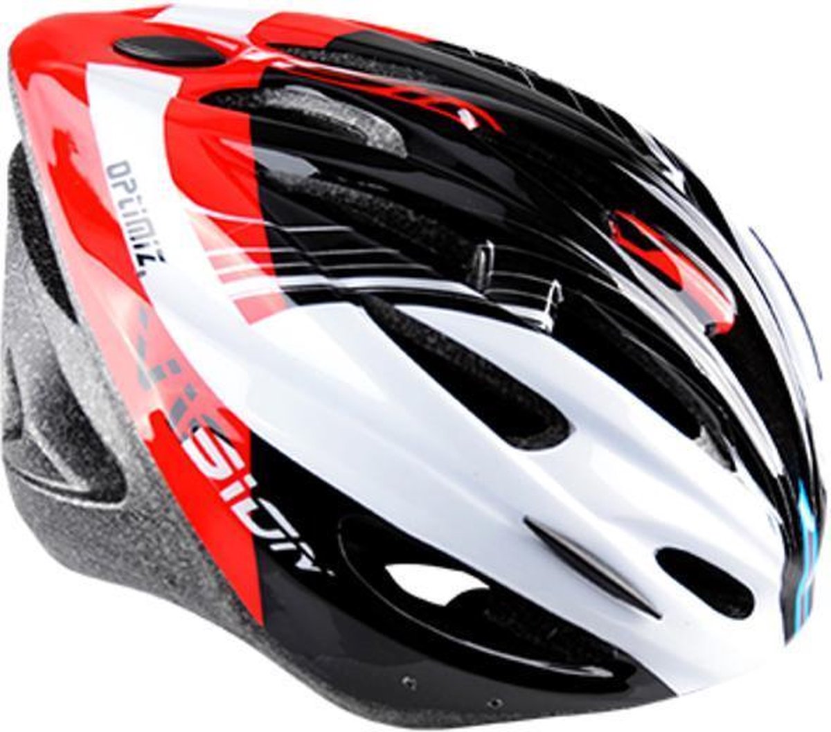 Fietshelm Optimiz - 55/58cm- Glanzend Rood