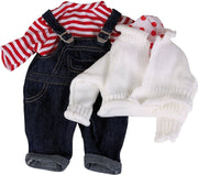 Gotz accessoires babypoppen 42 cm Tuinbroek met Vest