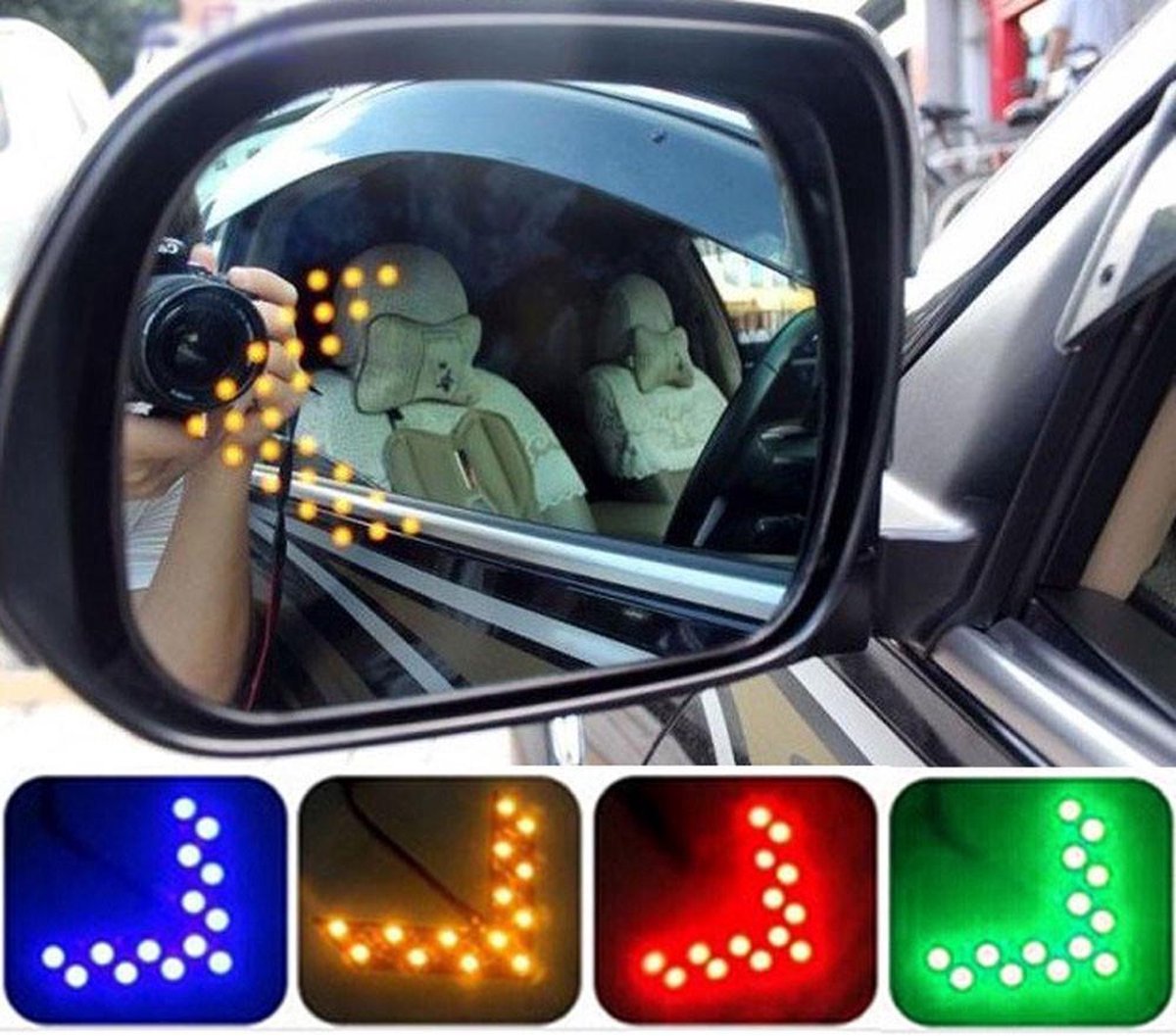 Auto led spiegel knipperlicht Rood 2 stuks audi vw mercedes bmw opel reneault peugeot skoda lexus smart rover landrover kia chrysler suzuki