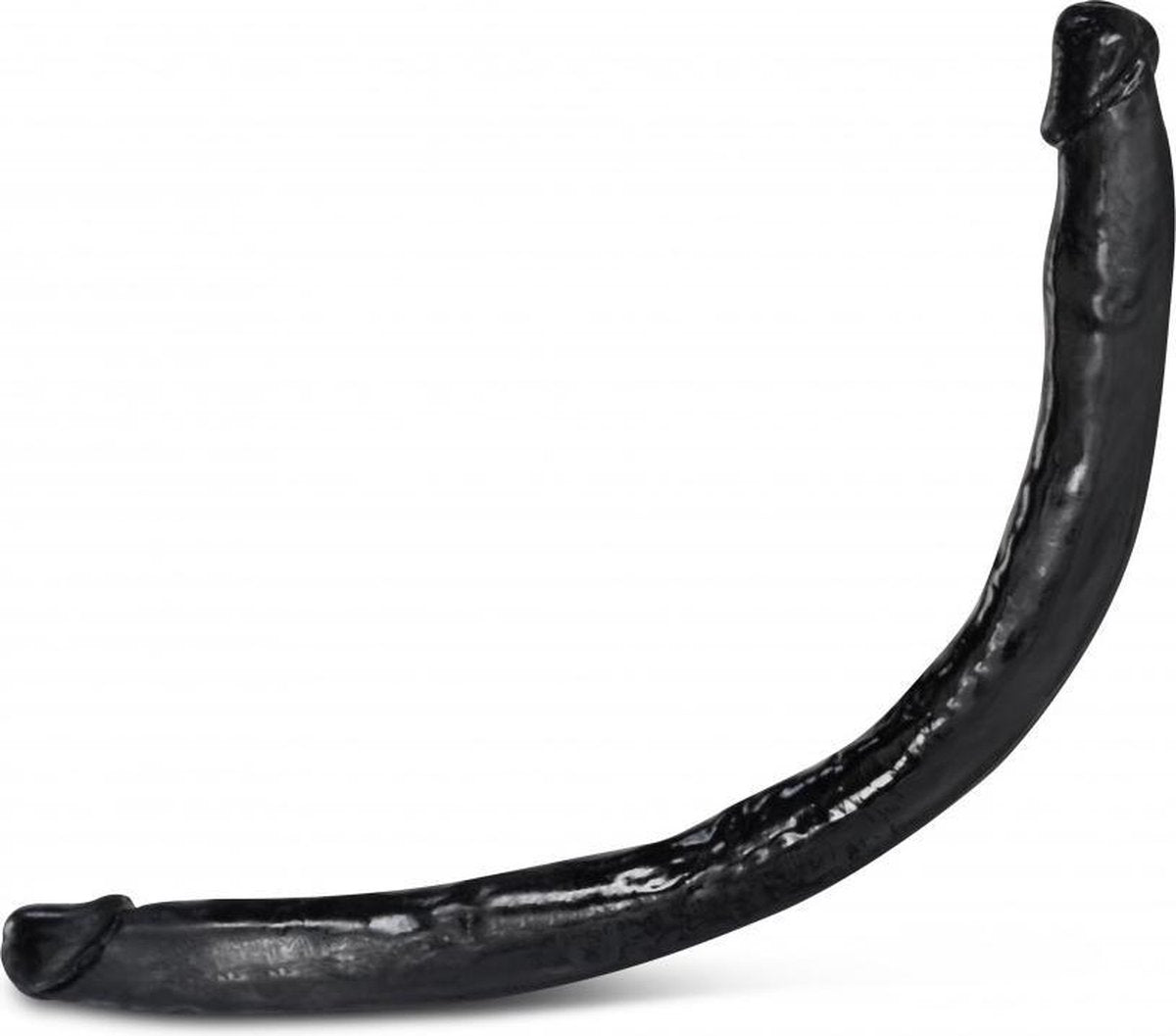 XXLTOYS - Super Marius - Double Dildo - Inbrenglengte 60 X 4.5 cm - Black - Uniek Design Realistische Dildo – Stevige Dildo – voor Diehards only - Made in Europe