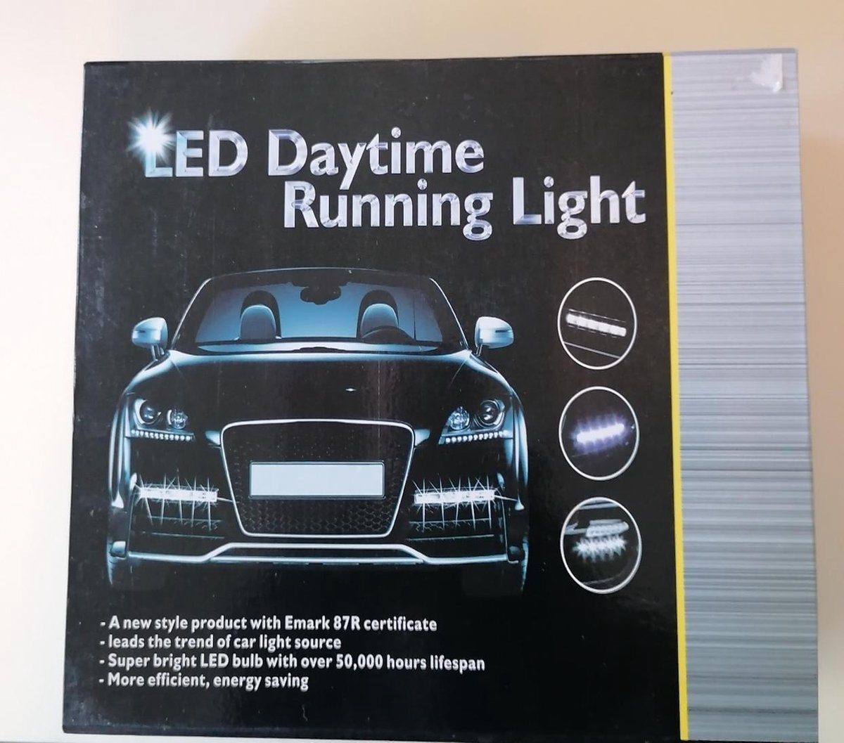 Auto Dag Rijlicht - LED licht - Daytime Running light - Wit/Blauw Licht - Real 6000k-6700k - 5-Strip licht set