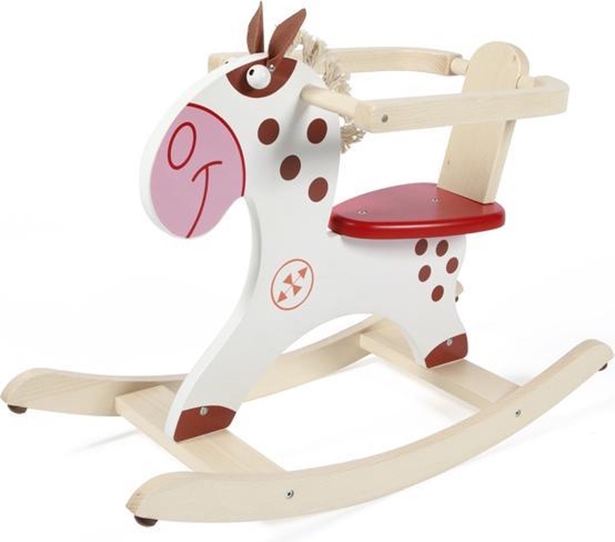 Scratch Rock&Roll Rocking Paard - Indiaanse Pony met Manen