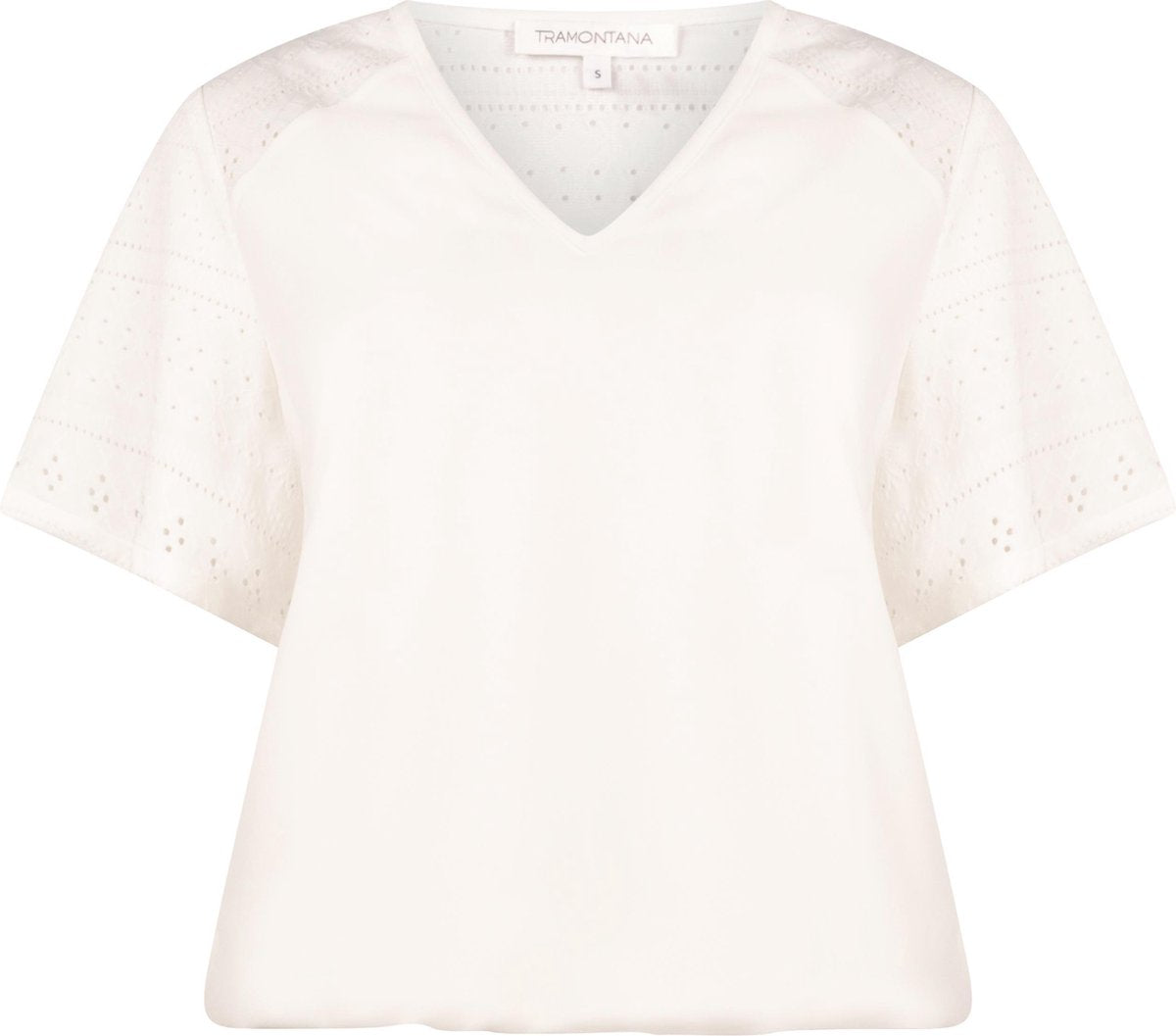 Tramontana | Broderie Top | Off White | Maat M