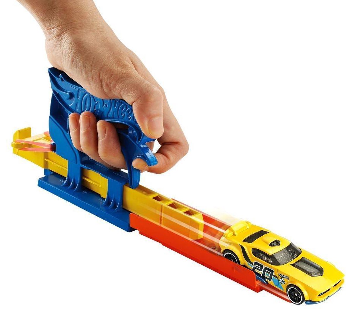Hot Wheels Pocket Launcher Jongens 3-delig Blauw