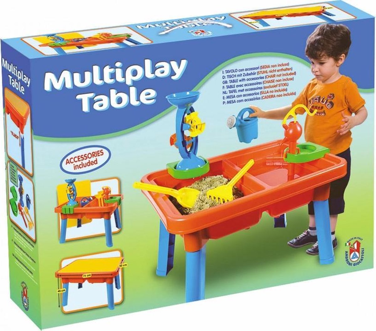 Androni Zand en water speeltafel