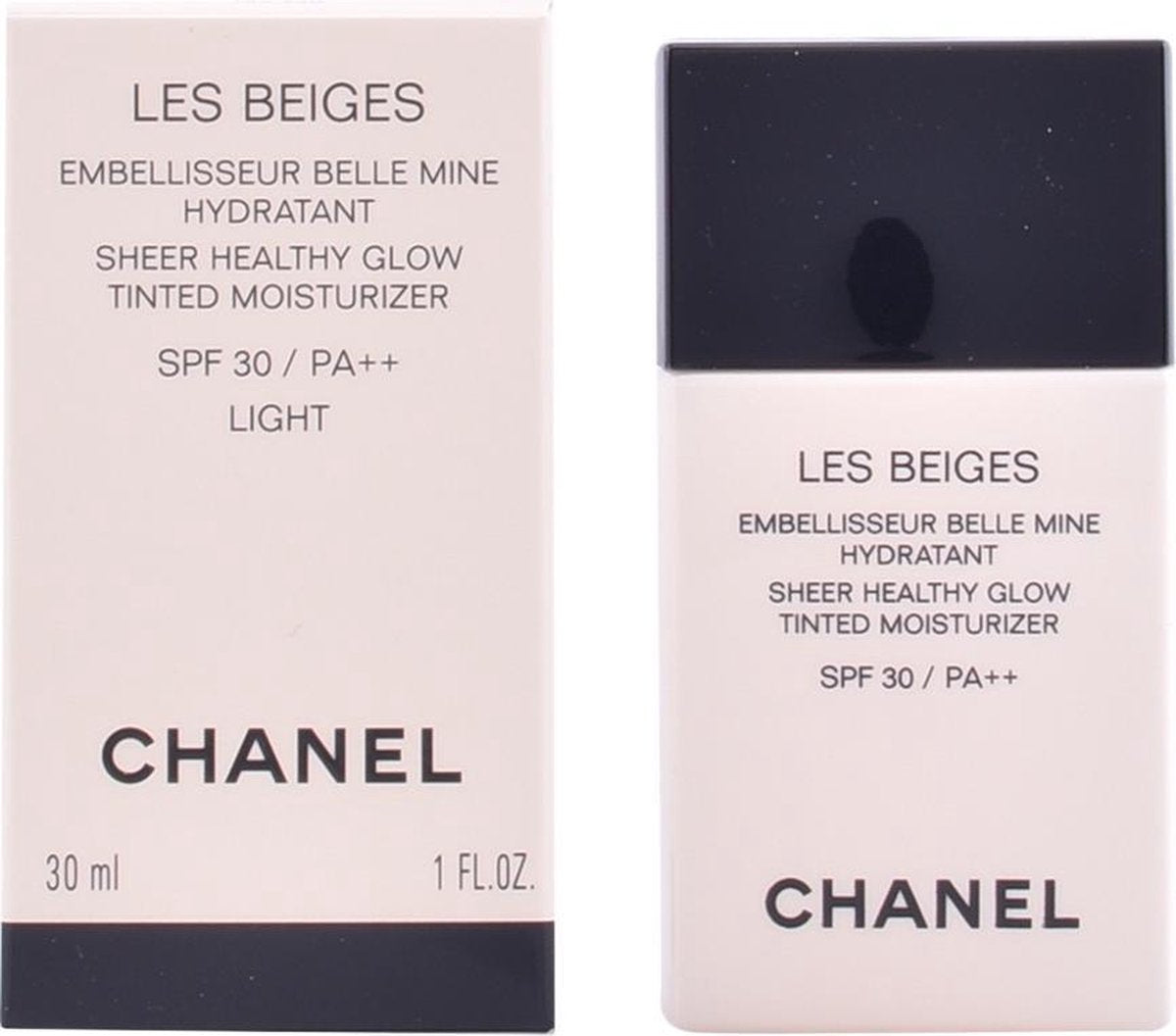 Chanel Les Beiges Sheer Healthy Glow Tinted Moisturizer SPF 30 - Light - 30 ml - getinte dagcrème